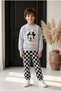 Mickey Mouse-Printed Checked Sweatsuit - 2