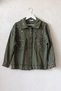 Italian Khaki-Cuffed, Metal-Buttoned, Washable, Sequined Gabardine-Woven Jacket 70 65 - 2