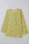 Girls' Pajama Set with Floral Print, Ages 4–8, Pistachio Green - 6