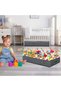 4 Pcs Under Bed Storage Containers with Handles, 90 L Large Underbed Storage Box with Clear Window, - 7