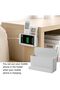 Universal Wall Mounted Remote Control Holder - Adhesive TV Controller Organizer for Desk, Nightstand - 6