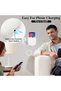 6 Pcs White Remote Control Holder, Wall Mount, Multipurpose Organizer, Easy to Install, Smooth Surfa - 4