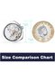 Mens Vintage Watch Movement Steampunk Cufflinks with Gift Box-Working,Triangle - 6