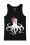 Crazy Octopus – Pink Brain Detailed Fun Cartoon Tank Top