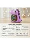 Visual Timer for Kids, تايمر, Purple Dinosaur Rechargeable,LED Countdown Clock with Rainbow Progress - 5