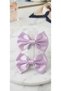 Satin Bow Hair Clip Set of 2 for Girls – Tiara Hair Clips (Hair Clips) - 2