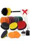 Drill Brush Attachments Set 22 Pack, Scrub Pads & Sponge