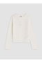 Two Mt Shop Quality White Oval Collar Girls' T-Shirt