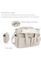 Diaper Bag Tote with Pacifier Case&Changing Station Upgrade Multi-Function Messenger Weekender Bag B - 2
