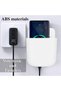 6 Pcs White Remote Control Holder, Wall Mount, Multipurpose Organizer, Easy to Install, Smooth Surfa - 3