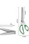 Pinking Shears, 9" Zig Zag Craft Scissors With Decorative Edge for Fabric Cutting, Professional Dres - 3
