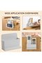 Universal Wall Mounted Remote Control Holder - Adhesive TV Controller Organizer for Desk, Nightstand - 2