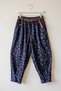 Italian Navy Blue Jacket with Collar and Pockets, Elasticated Jacquard Woven Velvet Top and Bottom Set (Sizes 64-94, 64-70) - 3