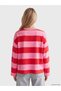 TWO MT SHOP QUALITY LCW Vision Red Oversized Women's Thick Sweatshirt - 4