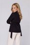 Mock Neck Tied Trench Coat - 2