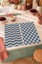 Cocoa Wave Wave and Checkered Pattern Digitally Printed 2-Piece Kitchen Towel Set, 35x55 cm - 6