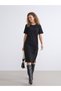 TWO MT SHOP QUALITY LCW Comfort Ribbed Knit Straight Dress