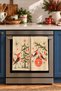 Retro Robin Bird and Christmas Tree Pattern Digitally Printed 2-Piece Kitchen Towel Set, 35x55 cm - 6