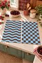 Cocoa Wave Wave and Checkered Pattern Digitally Printed 2-Piece Kitchen Towel Set, 35x55 cm - 5