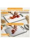Stainless Steel Cutting Board for Kitchen, Scratch Resistant Mesh Design, Double Sided Chopping Boar - 2