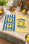 Lemon Sardine: Digitally Printed Kitchen Towel Set of 2 with Lemon and Fish Pattern, 35x55 cm - 7