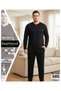 REALMOOD Men's Plus Size 100% Cotton Pajama Set, Long-Sleeved, Relaxed Fit - 2