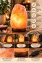 Himalayan 2-3 Kg Natural Rock Salt Lamp with Wooden Base—Decorative Ambient Lamp - 3