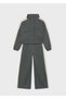 Girls' Side-Striped Sweatsuit Set - 3