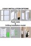 LED Reading Light, Wall-Mounted Book Light with Touch Dimmer & Magnetic Base, 5-Level Brightness Nig - 6
