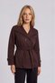 Mock Neck Tied Trench Coat - 3