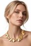 Women's Lamé Butterfly-Wing-Inspired Choker - 5