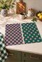Emerald Pop Checkered and Polka Dot Digitally Printed 2-Piece Kitchen Towel Set, 35x55 cm - 4