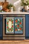 Strawberry Picnic Strawberry and Daisy Pattern Digitally Printed 2-Piece Kitchen Towel Set, 35x55 cm