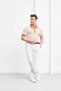 Men's Button Detailed Polo Collar T-Shirt - 3