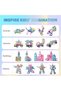 مكعبات مغناطيسية 124 قطعة، مجموعة ألعاب بناء مغناطيسية إبداعية للأطفال، ألعاب تركيب ثلاثية الأبعاد - 6