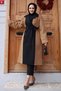 Two-Tone Belted Trench Coat, Camel, HM2983 - 4
