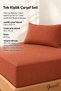 Vita | 100% Cotton Single-Size 2-Piece Fitted Sheet Set | Pillowcase | Fitted Sheet | Bed | Home Textiles - 100 x 200 cm - 4