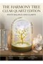 Latas Natural Clear Quartz(Crystal) Stone Tree in a Glass Dome with Wooden Base | Artificial Bonsai Feng Shui Money Tree & Good Luck for Home & Office 05 - 3