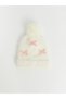 I Bow Detailed Baby Girl Beanie from Freezen Store - 2