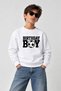 Printed Crew-Neck Sweatshirt for Boys
