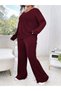 Set, burgundy - 5
