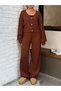 Trousers, brown - 3