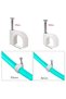 Round Cable Clips Assortment, 100pcs*8mm 100pcs*10mm Electrical Cable Wall Clip, White Wire Clips Ca - 7