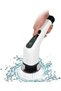 Electric Spin Scrubber with Adjustable Long Handle, 8 Brush Heads