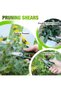 2-Piece Pruning Secateurs Set with Labor-Saving Spring - 7