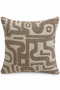 Nomad Jacquard Woven Beige Cushion Cover, 43 x 43 cm - 2
