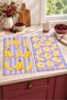 Set of 2 Digitally Printed Kitchen Towels with Banana Pattern, 35x55 cm - 3