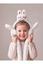 Girls' Plush Rabbit Earmuffs with Movable Ears—Cute Winter Ear Protectors