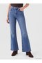 LCW Jeans Indigo Denim Straight-Leg & Flared High-Waisted Women's Jeans, with the ALITA CITY Touch - 3