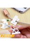 30Pcs Self-Adhesive Cable Clips White,Adjustable Cable Organizer Clip - 3